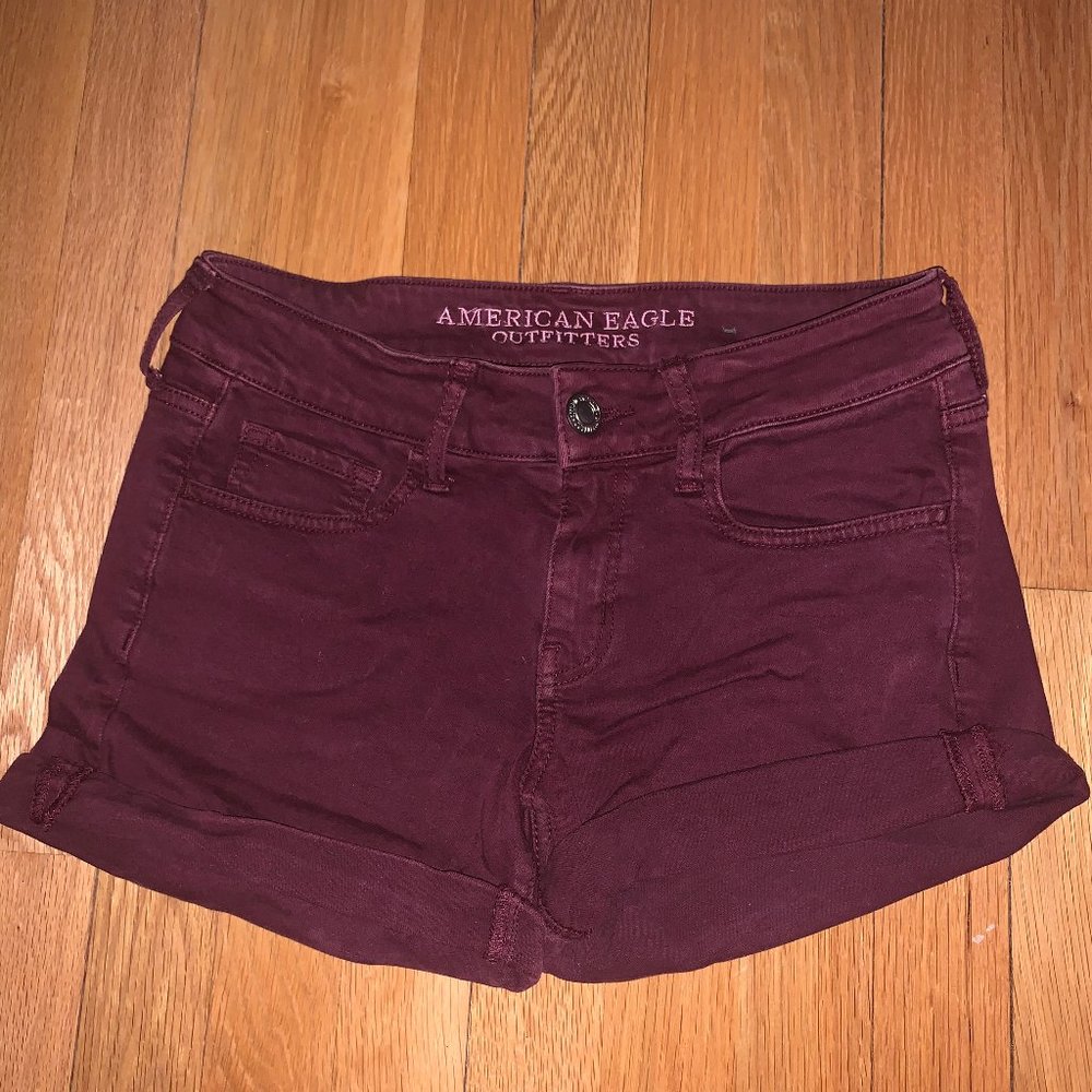 NWOT Maroon American Eagle Shorts